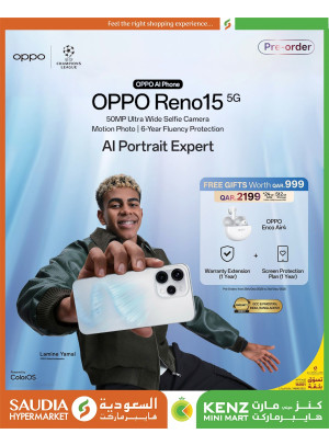 Pre-Order - OPPO Reno15 5G Smart Phones