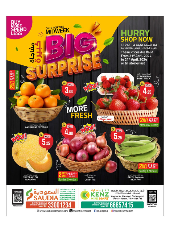 Midweek Big Surprises