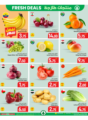 Fresh Deals - Tawar Mall, 03 Mall, Al Mana & Al Jazeera