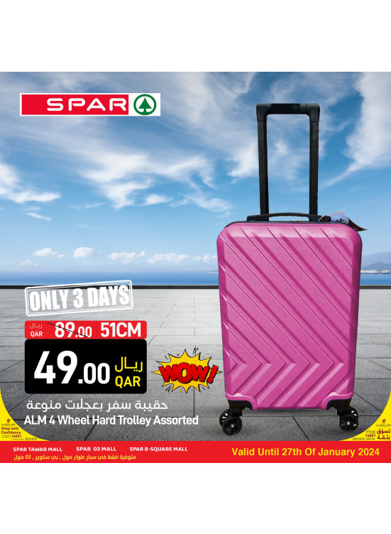 Trolley Bag Deal Tawar Mall, B Square & 03 Mall from SPAR until 27th