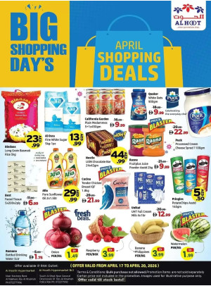 April Shopping Deals