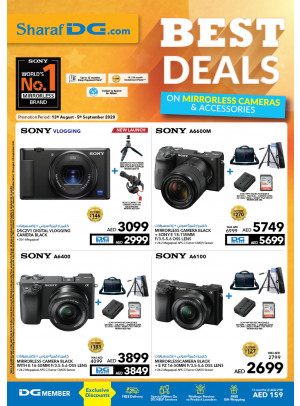 Best Deals on Mirrorless Cameras & Accessories