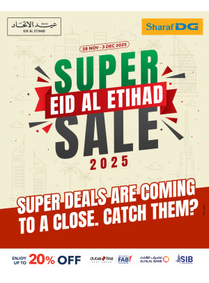 Super Eid Al Etihad Sale