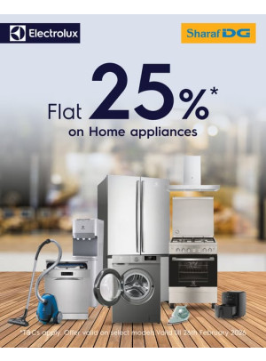 25% Off On Electrolux Appliances
