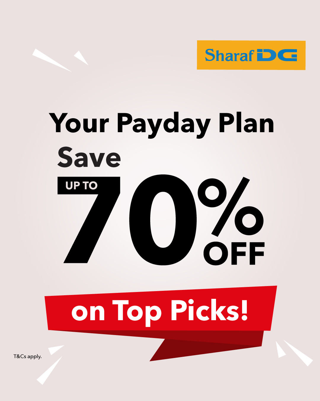Sharaf DG Your Payday Plan catalog cover UAE 2026