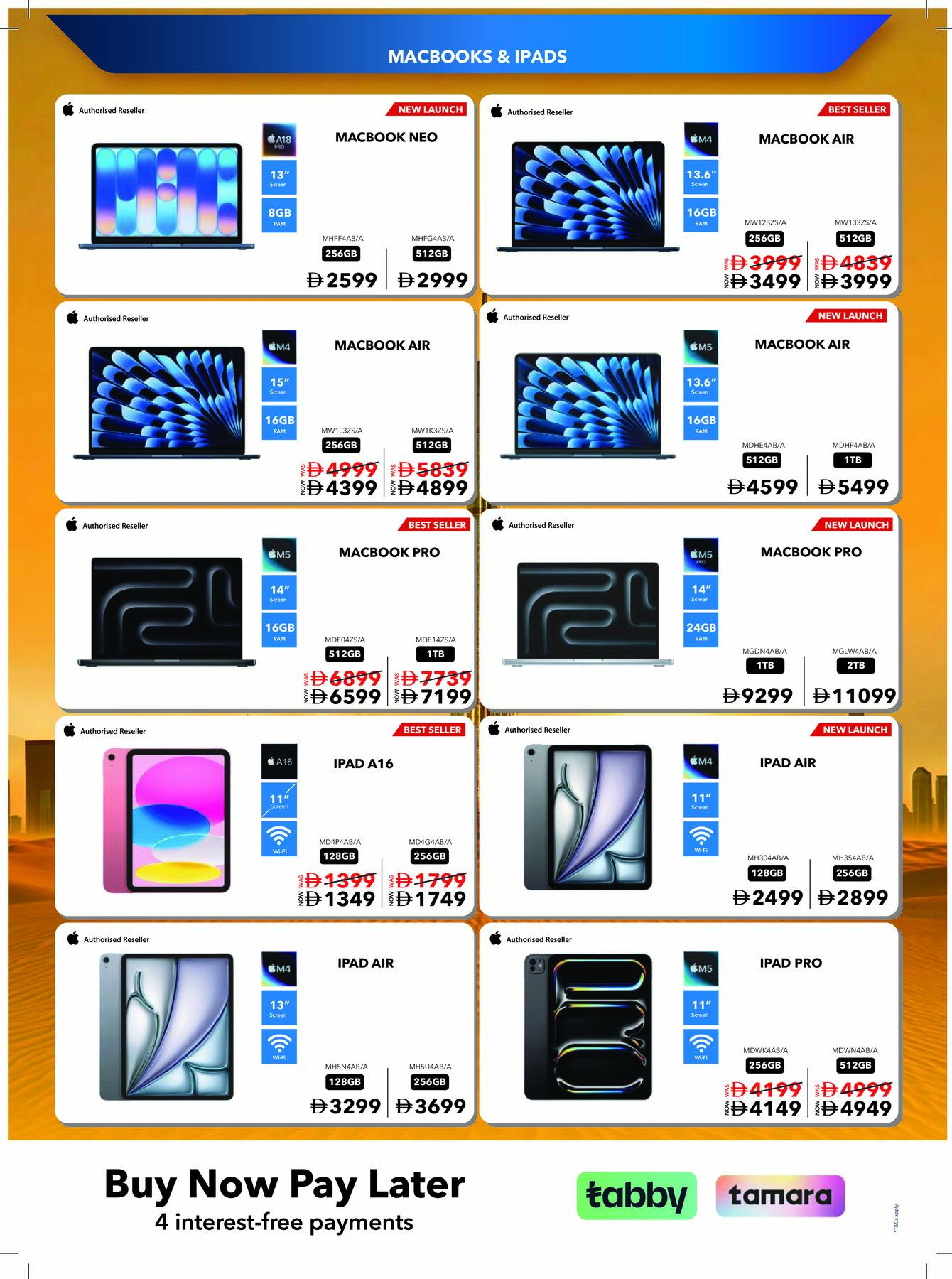 Latest Apple offers from Sharaf DG in Dubai