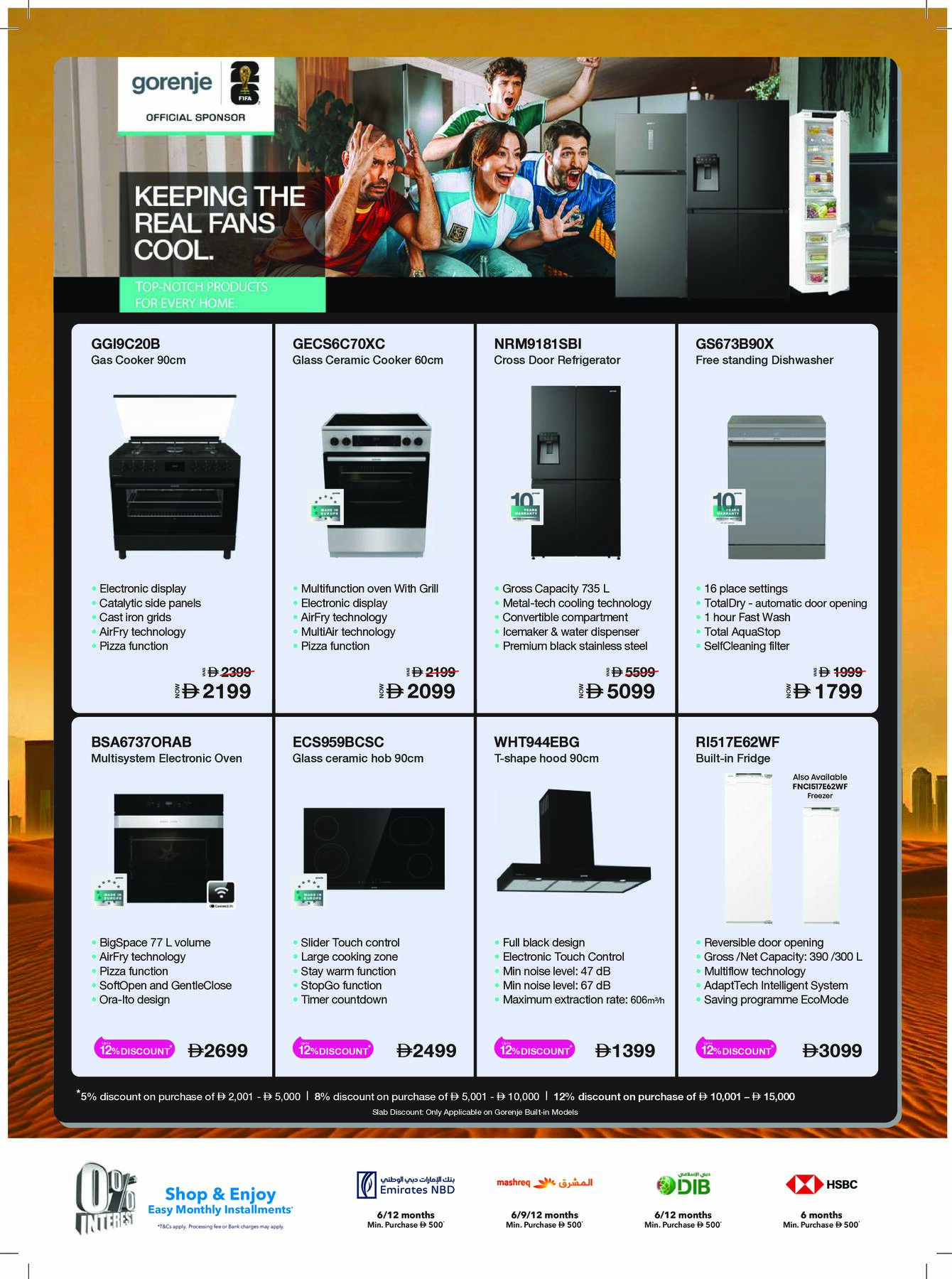 Home appliance offers at Sharaf DG in Dubai