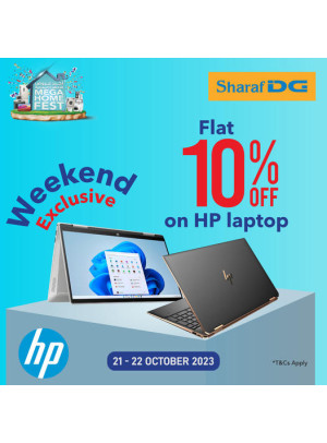 10% Off on Hp Laptops