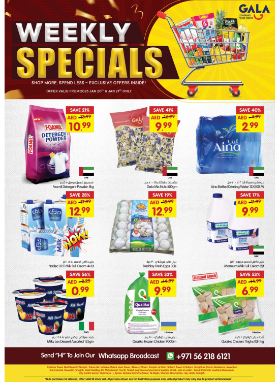 Weekly Special Deals - Dubai & Sharjah & Ras Al Khaimah