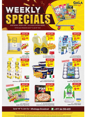 Weekly Specials - Dubai & Sharjah & Ras Al Khaimah
