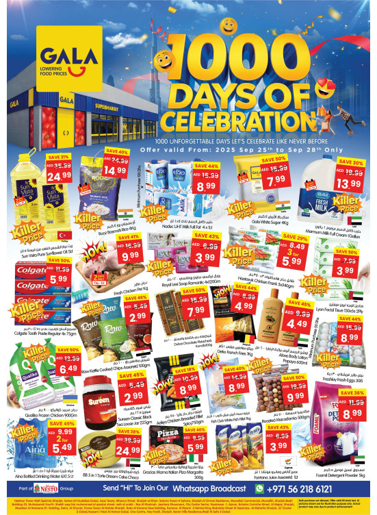 1000 Days Of Celebration Offers