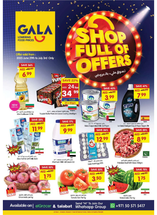Shop Full of Offers - Sharjah & Dubai