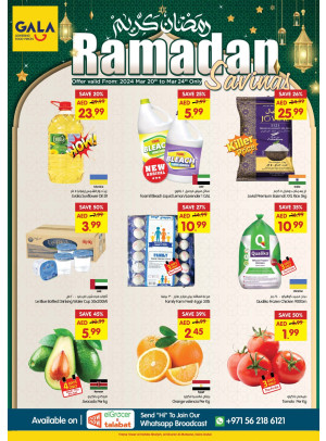 Ramadan Savings - Dubai & Sharjah