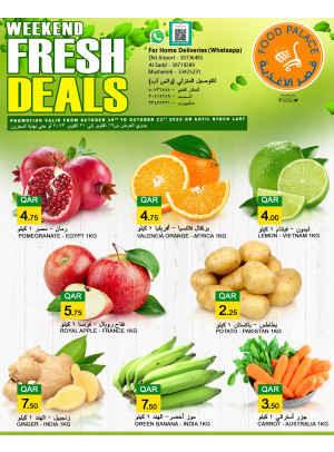 Weekend Fresh Deals
