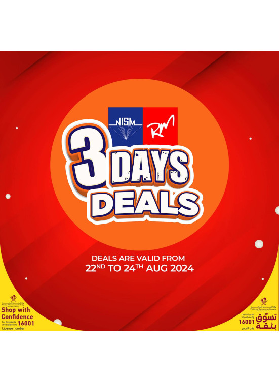 3 Days Deals