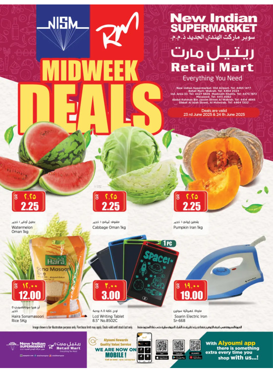 Midweek Deals