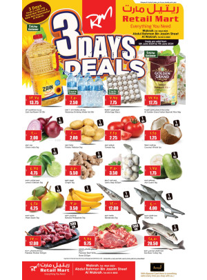 3 Days Deals