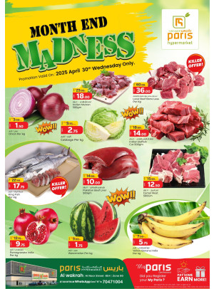 Month-End Madness Deals - Al Wakrah