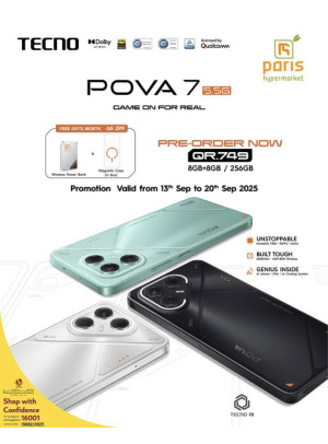 Pre Order Now - Tecno Pova 7