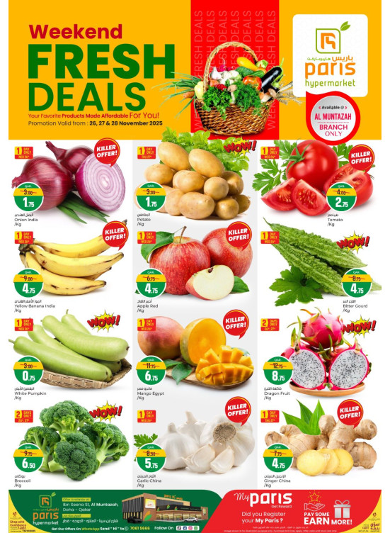Weekend Fresh Deals - Muntazah