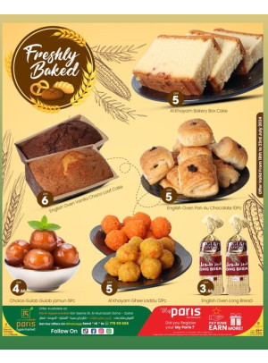 Freshly Baked Promotion - Muntazah