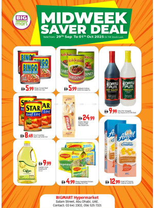 Midweek Saver Deals - Al Salam Street