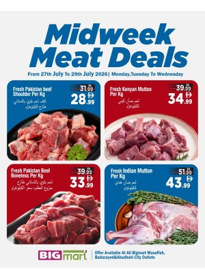 Midweek Meat Deals - Abu Dhabi