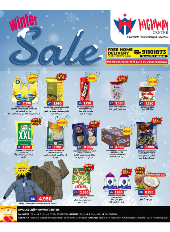 WINTER SALE
