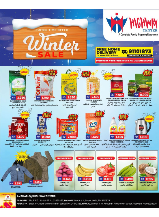 WINTER SALE