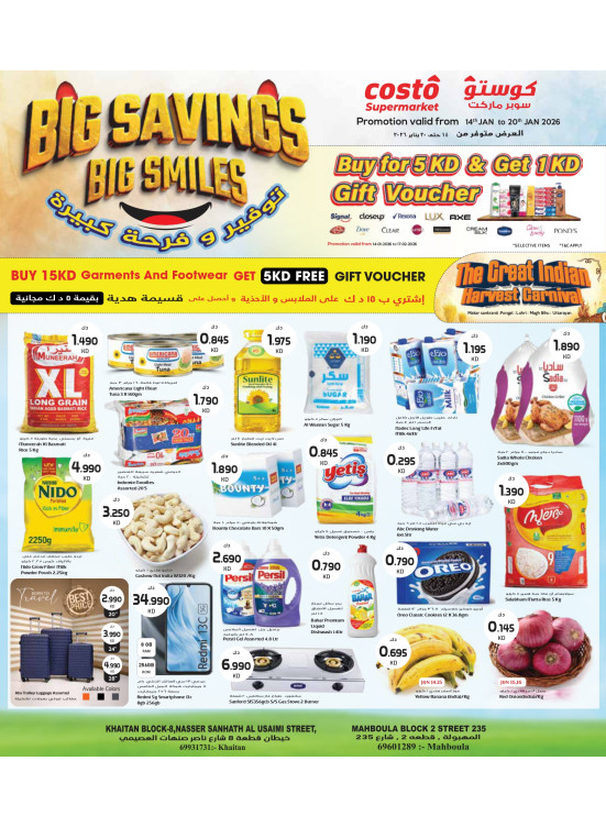 BIG SAVINGS. BIG SMILES