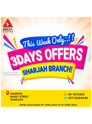 Three Days Offers - Sharjah