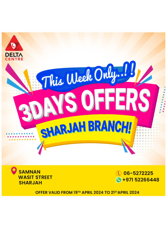 Three Days Offers - Sharjah
