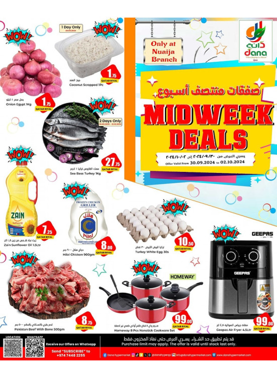 Midweek Deals - Nuaija