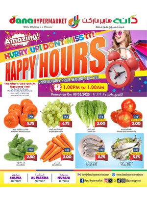 Happy Hours Deals - Salwa, Wakra & Nuaija