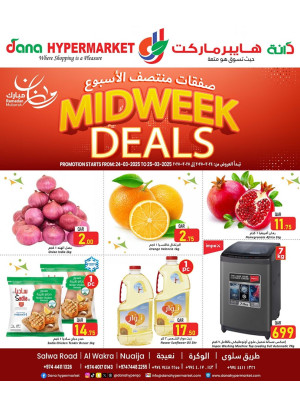 Midweek Deals - Salwa, Al Wakra & Nuaija