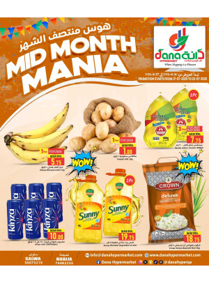 Mid Month Mania Deals - Salwa, Al Wakra & Nuaija