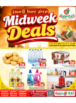 Midweek Saver Deals - Salwa, Al Wakra & Nuaija