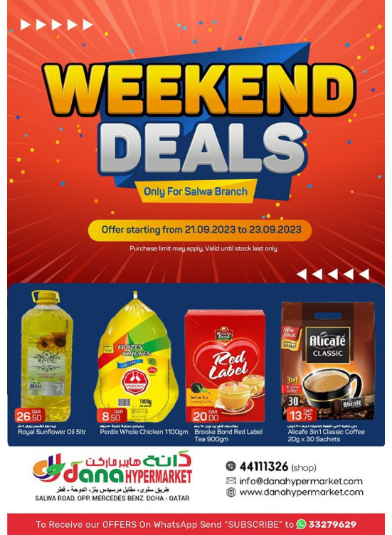 Weekend Deals - Salwa