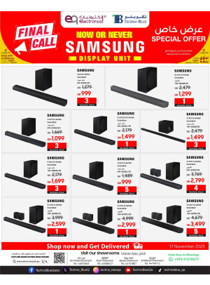 Final Call Offers - Samsung Offers