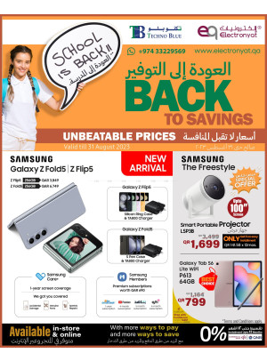 Back To Savings