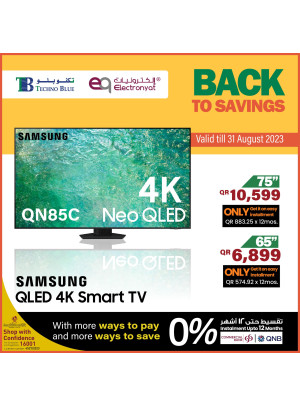 Special Offer on Samsung QLED 4K Smart TV