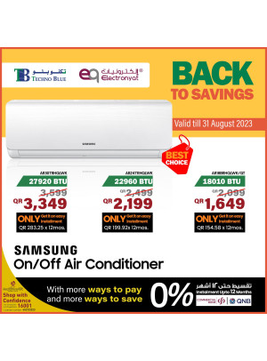 Special Offer on Samsung Air Conditioners