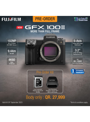 عرض خاص على كاميرا فوجي فيلم GFX100 II