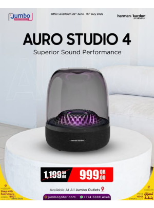أضخم العروض على Auro Studio 4