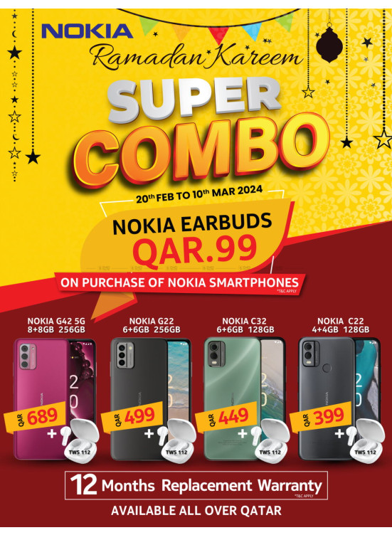 Super Combo on Nokia Products from Jumbo Electronics until 10th March
