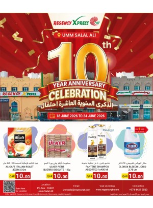 10th Year Anniversary Celebration Deals