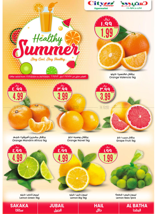 Healthy Summer Offers, Vol 2 - Sakaka, Jubail, Batha & Hail