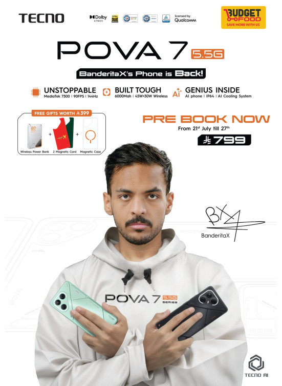 Offer on TECNO POVA 7 5G