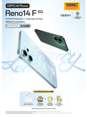 متوفرة الآن - OPPO Reno14 F 5G