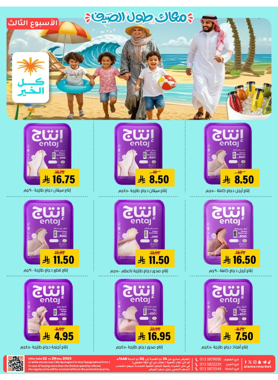 عروض دجاج إنتاج الطازج